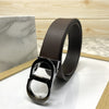 CD-Double Tone Leather Strap Belt-SunglassesCraft