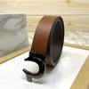 U-Pattern Formal and Casual Leather Strap belt-SunglassesCraft