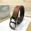 CD-Double Tone Leather Strap Belt-SunglassesCraft