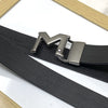 M-Pattern Leather Strap Belt -SunglassesCraft