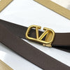 Casual V-Pattern Leather Strap Belt-SunglassesCraft