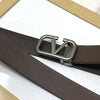 Casual V-Pattern Leather Strap Belt-SunglassesCraft