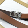 Casual V-Pattern Leather Strap Belt-SunglassesCraft