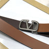 Casual V-Pattern Leather Strap Belt-SunglassesCraft