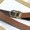 CD-Double Tone Leather Strap Belt-SunglassesCraft