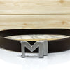 M-Pattern Leather Strap Belt -SunglassesCraft