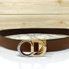 CD-Double Tone Leather Strap Belt-SunglassesCraft