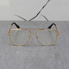 Classic Square Metal Frame Transparent Sunglasses For Men And Women-SunglassesCraft
