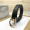 Small G Letter Reversible Strap Belt For Men-SunglassesCraft