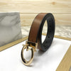 Small G Letter Reversible Strap Belt For Men-SunglassesCraft