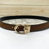 Small G Letter Reversible Strap Belt For Men-SunglassesCraft