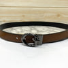 Small G Letter Reversible Strap Belt For Men-SunglassesCraft