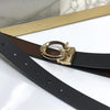 Small G Letter Reversible Strap Belt For Men-SunglassesCraft