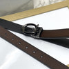 Small G Letter Reversible Strap Belt For Men-SunglassesCraft