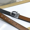 Small G Letter Reversible Strap Belt For Men-SunglassesCraft