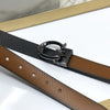 Small G Letter Reversible Strap Belt For Men-SunglassesCraft