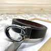 Small G Letter Reversible Strap Belt For Men-SunglassesCraft