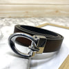 Small G Letter Reversible Strap Belt For Men-SunglassesCraft