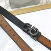 Trendy Small Design Reversible Strap Belt For Men-SunglassesCraft