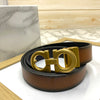 Trendy Small Design Reversible Strap Belt For Men-SunglassesCraft