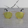 Stylish Colton Gold Yellow Sunglasses For Men And Women-SunglassesCraft