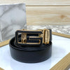 Single G Shape Two Tone Formal Belt For Men-SunglassesCraft