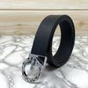 Premium Shiny G-letter Design Formal Leather Belt-SunglassesCraft