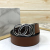 Classic Jaguar Design Leather Strap Belt-SunglassesCraft