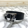 Classy Curve C Design Casual  Genuine Leather Belt-SunglassesCraft