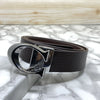 Classy Curve C Design Casual  Genuine Leather Belt-SunglassesCraft