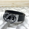 Classic Jaguar Design Leather Strap Belt-SunglassesCraft