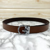 Premium Shiny G-letter Design Formal Leather Belt-SunglassesCraft