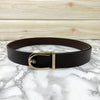 U-Shape Signature Formal Leather Strap Belt-SunglassesCraft
