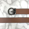 Premium Shiny G-letter Design Formal Leather Belt-SunglassesCraft