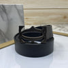 Cross Pattern Casual and Formal Leather Strap Belt -SunglassesCraft