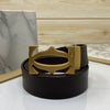 Cross Pattern Casual and Formal Leather Strap Belt -SunglassesCraft