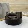 Cross Pattern Casual and Formal Leather Strap Belt -SunglassesCraft