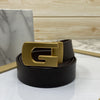 Metal  G-Shape Leather Strap Belt-SunglassesCraft