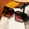 2021 New Luxury Vintage Fashion Designer Trendy Classic Oversized Square Sunglasses For Men And Women-SunglassesCraft