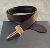 Classic Design Leather Strap Belt With Pressing Buckle-SunglassesCraft