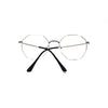 Octagonal Design Silver Frame Eyewear