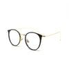Oval black Golden frames eyewear