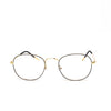 Oval Golden Black Frame Eyewear