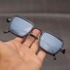 Classy Blue And Black Retro Square Sunglasses For Men And Women-SunglassesCraft