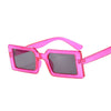 Retro Small Rectangular Candy Shades Sunglasses For Unisex-SunglassesCraft