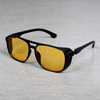 Stylish Square Candy Yellow Sunglasses For Men And Women-SunglassesCraft