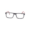 Fashionable Retro Square Black Red Frame Eyewear