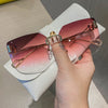 Big Square Frame Retro Fashion Sunglasses For Men And Women-SunglassesCraft