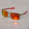 Mirror Square Vintage Orange Sports Sunglasses For Men And Women-SunglassesCraft