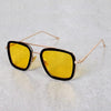 Tony Stark Golden Yellow Candy Sunglasses For Men And Women-SunglassesCraft